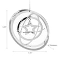 thumbnail image 2 of Christmas 3D Silver Metal Ornament Star - Ensemble De 12, 2 of 3