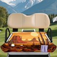 thumbnail image 4 of Yuyamidu Arizona Sunset Golf Cart Seat Covers with 4 Front Pockets Cactu Club Cars Seat Towel Blanket for 2 Passenger, Golf Cart Accessories Comfortable and Protect Your Golf Cart, 4 of 7