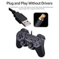 thumbnail image 6 of Arcades Styles Game Controllers USB Gamepad Corded Joysticks for Computer Simulators Old School Gaming PLaying, 6 of 8
