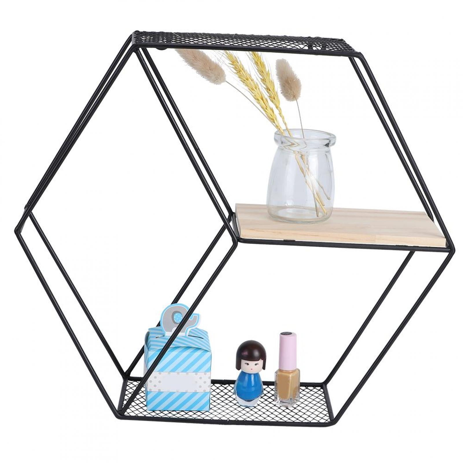 Haofy Wall Storage Shelf Kit Nordic Style Floating Wall Storage Shelf