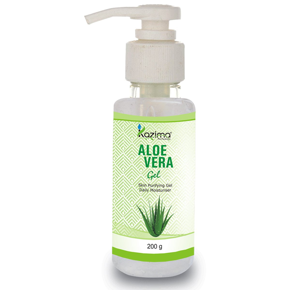 KAZIMA Aloe Vera Raw - 100% Pure Natural Gel - Ideal for Skin Scars, Hair care, Moisturizer & Dark Circles (200 Gram) - Walmart.com