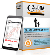 Choice DNA Laboratory Grandparent Test Kit - Fast Results