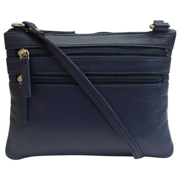 Women's Genuine Leather Handbag Cross Body Bag Shoulder Bag Organizer Mini Purse