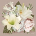 thumbnail image 2 of House Fenway 26x26 Gold Ornate Wood Framed with Double Matting Museum Art Print Titled - Spring Lily Bouquet, 2 of 4