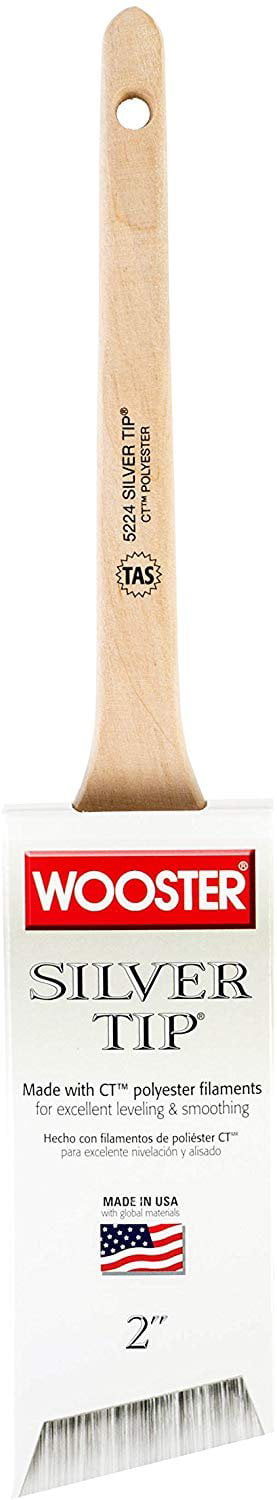 NEW Wooster Brush 5221-2 1//2 SILVER TIP POLY Wall Paint brush 2.5-Inch 9544727