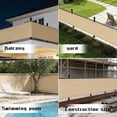 thumbnail image 4 of Malla de privacidad para exteriores, balcón o cerca | Malla de sombra resistente a la intemperie con ojales | Cubierta divisoria para patio, jardín o terraza para protección contra el viento, 4 of 7