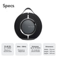 thumbnail image 3 of Devialet Mania - Portable Smart Speaker - Deep Black - Superior Sound Quality - Premium Deep Bass - Bluetooth Speaker - Outdoor Audio, 3 of 5