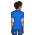 thumbnail image 2 of UltraClub Ladies' Cool Dry Sport V-Neck T-Shirt, 2 of 3