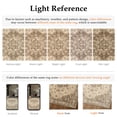 thumbnail image 5 of BERTHMEER 6'x9' Washable Area Rugs for Living Room Vintage Brown Kitchen Rugs for Bedroom Non Slip Carpets Home Office Farmhouse Dorm Dining Room Oriental Traditional Distressed Rugs, 5 of 7