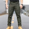 thumbnail image 2 of Men's Tactical Outdoor Pants Multi-Pocket Ripstop Stretch Work Cargo Pants, 2 of 8