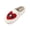 Red, variant on Willtoo Slippers For Women Indoor Fuzzy Closed Toe Fluffy Plush Warm Indoor House Slides Non Slip Soft Sole Casual Home Walking Shoes