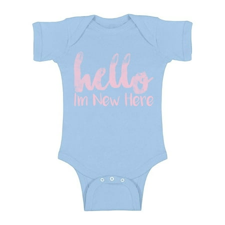 

Awkward Styles I m New Romper Girls Romper Pink One Piece Short Sleeve Baby Romper Lovely Baby Boy Romper Newborn Kids Birthday Gifts Boys Outfits Hello I am New Here One Piece I am New Here Romper