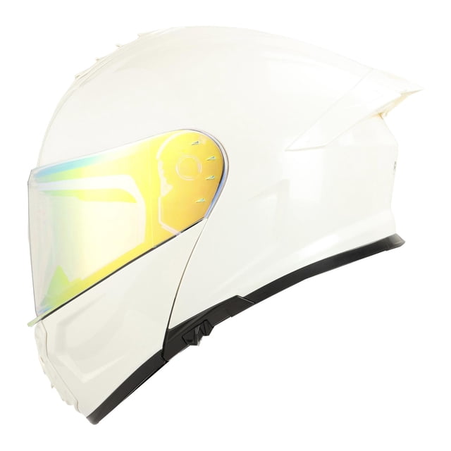 Casco Roda Pilot Blanco Mica Dorada Abatible Svs blanco M