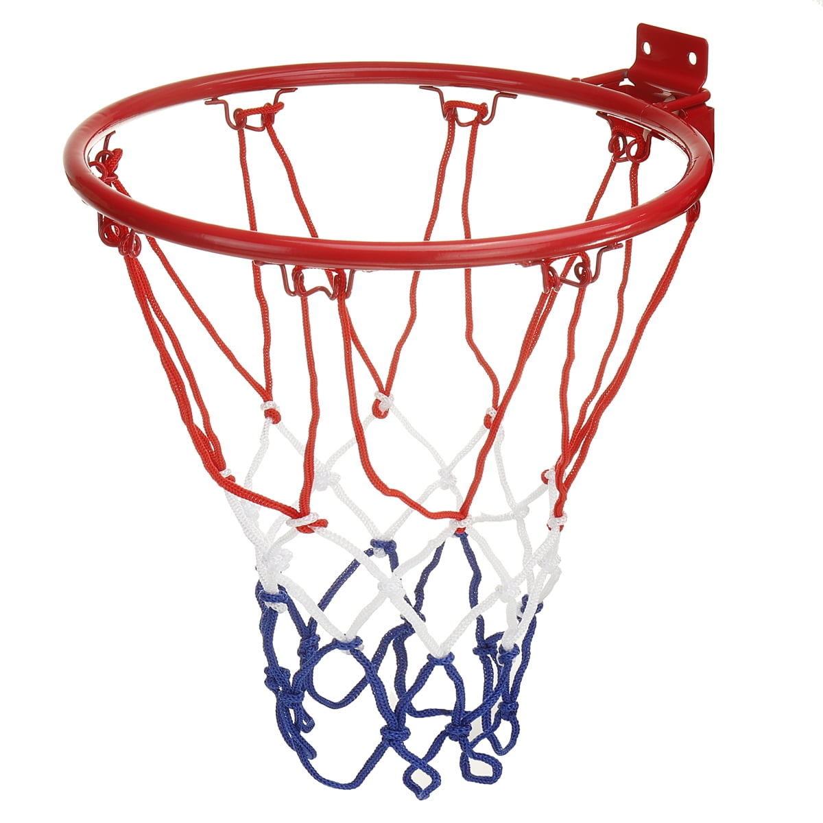 18" Basketball Ring Hoop Net Full Size Wall Mounted Outdoor Indoor Hanging 