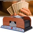 thumbnail image 3 of Automatic Card Shufflers, Durable and Reliable Wood Electric Card Shuffler Quiet Automatic Battery Powered, 3 of 5