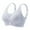 R179-Grey, variant on Bras for Women Soft Front Side Buckle Lace Edge No Underwire Movement Seamless Gathering Adjustment Yoga Sleep Large Bra Soft Tshirt Bras