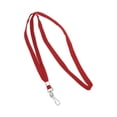 thumbnail image 4 of 1Pack Advantus Deluxe Lanyards, Metal J-Hook Fastener, 36" Long, Red, 24/Box (75425), 4 of 4