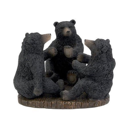 Avanti Linens Bear Lodge Toothbrush Holder, Black