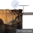 thumbnail image 5 of Tiger Kitchen Valance Curtains Forest Mountain Autumn Sunset Landscape Window Valance for Living Room Bedroom, Kitchen Valance Rod Pocket Window Decor Curtain 54 by 18 in, 1 Panel, 5 of 6