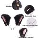 thumbnail image 4 of Diadema de orejas de gato, diadema de orejas de gato, orejas de gato, cosplay de anime cat, diadema chicas damas Ormromra LKX-1320-1, 4 of 6