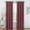 Burgundy, variant on 2 Pack: Regal Home Collections 100% Blackout Metallic Sparkle Thermal Insulated Energy Saving Grommet Top Curtain Panels - Assorted Colors