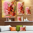 thumbnail image 3 of Design Art - Belle Fleur Vector sur Fond Rose, 3 of 4