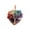 Amethyst Without Chain, variant on Crystal Heart-shaped Colorful Gravel Handmade Winding Pendant