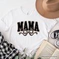 thumbnail image 6 of Coquette Leopard Mama T-Shirt, Retro Bow Varsity Tee for Trendy Moms, 6 of 6