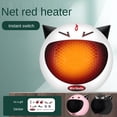 thumbnail image 4 of HIBIBUD 2026 New Portable Electric Space Personal Room Heater, Small Desk Heater with Overheat Protection for Office|Indoor|Bedroom Pink, 4 of 7