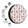 thumbnail image 4 of Salouo Hello Easter Print Spare Tire Cover 14-17 inch Spare Tire Protector Universal Tough Tire Wheel Cover for Trailer SUV and Truck-15 inch, 4 of 6