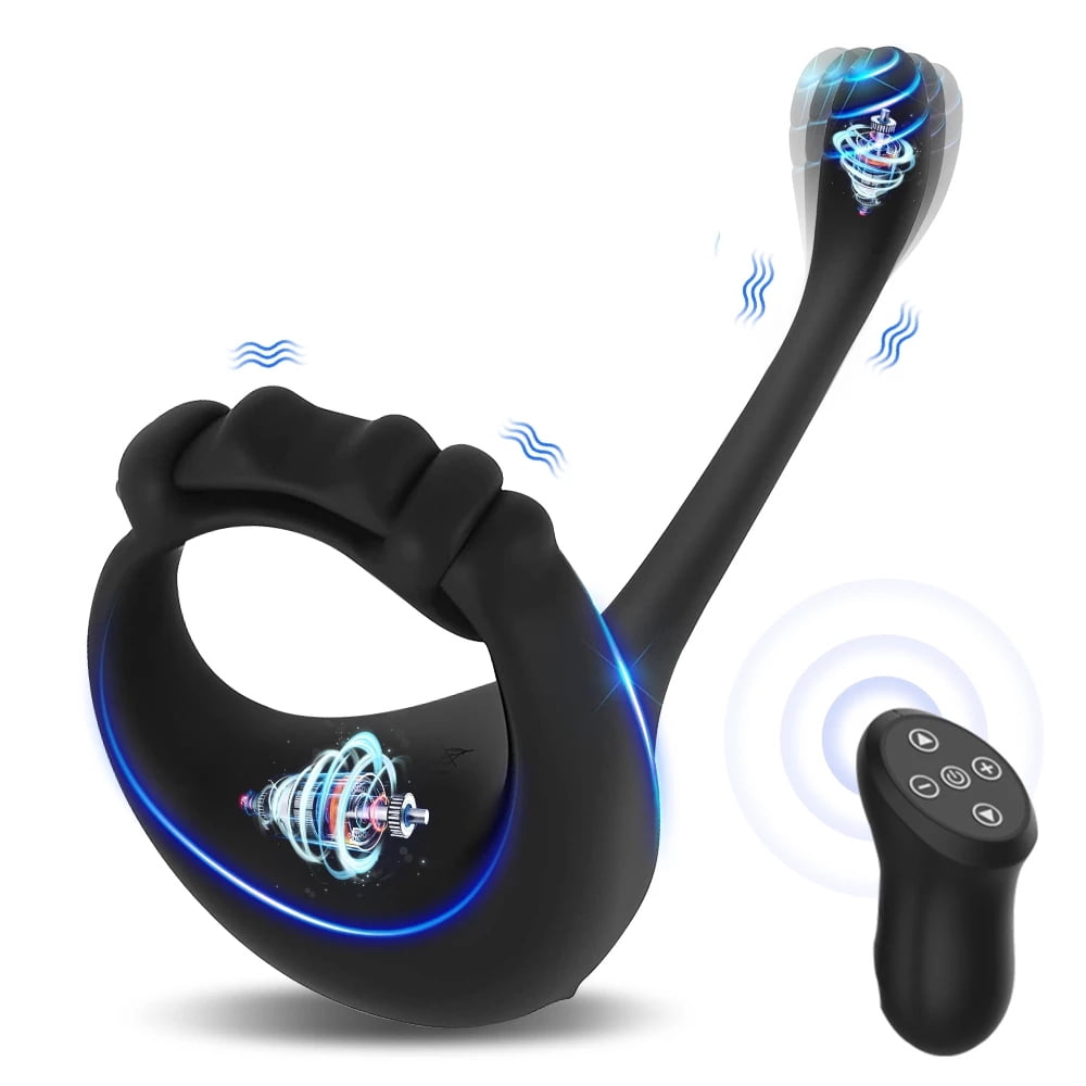 MEESE Vibrating Ring with 3in1 Adjustable Penis Ring with Remote