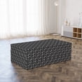thumbnail image 3 of Minimalist Foldable Mattress, Art Deco Monochrome Leaf, 78.7" x 47.2", Charcoal Grey White, by Ambesonne, 3 of 6