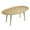 Gold, variant on Kate and Laurel Alessia Modern Glam Oval Coffee Table, 34 x 20 x 15, Gold, Metal Living Room Table for Storage and Display with Antique Deckled Edge Detailing