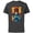 Charcoal, variant on Studios Deadpool & Wolverine Claw-Slashed Merc - Short Sleeve Cotton T-Shirt for Adults - Customized-Black