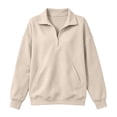 thumbnail image 6 of Hoodie for Women Half Zip Sweatshirts Hoodies Oversized Sweatshirts Long Sleeve Stand Collar Pullover Fall Trendy Clothes, 6 of 9