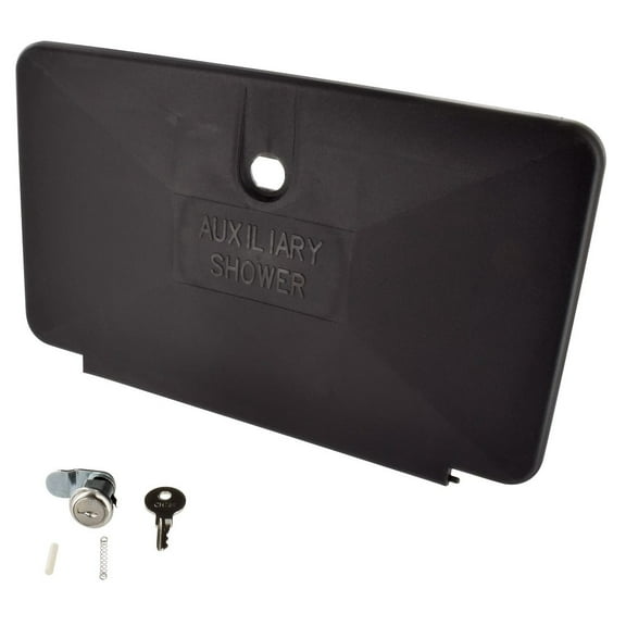 Valterra PF267002 Exterior Shower Door Replacement - Plastic, Black