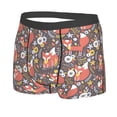thumbnail image 2 of Balery Foxes Men's Boxer Briefs, Soft and Breathable Cotton Underwear with nylon Waistband-Small, 2 of 9