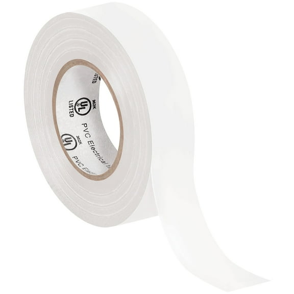 Partners Brand Electrical Tape,3/4"x20 yd.,White,PK10 T96461810PKW