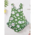 thumbnail image 3 of Musuos Little Girl Tankini Swimsuits 1-5 Years Summer Floral Print Sleeveless Cute Swimwear Toddler Bathing Suits Beachwear, 3 of 8