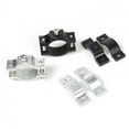 thumbnail image 5 of 1Pcs For 18.5-33.5mm Front Fork Handlebar Frame Pipe Bicycle Accessories Aluminium Motorcycle Spotlight Holder Multifunctional Clamp Electric Bike Phone Headlight Bracket SINGLE HOLE 12MM, 5 of 8
