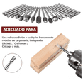 thumbnail image 3 of Kit Fresas Para Madera Carburo 20 Pzs Plata BLOOSOM, 3 of 4