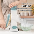 thumbnail image 4 of KEOUKE Rotary Ice Shaver Manual White - Stainless Steel Blade, Quick Labor-Saving Handle, Safe Stable Suction Base, Home Using Snow Cone Machine for, 4 of 6