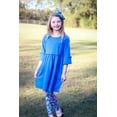 thumbnail image 2 of Millie Loves Lily Girls Slate Rose And Blue Dress And Printed Leggings Set,Big Girls Size 8,(4-PCS), 2 of 4