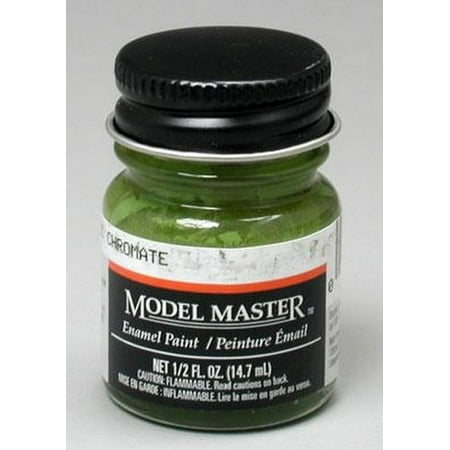 Testors Model Master Enamel Green Zinc Chromate, Enamel paints cannot be shipped outside Contiguous US or to APO/FPO and must be shipped by ground. By Testor Corp Ship from