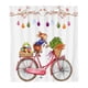 thumbnail image 2 of Cortina de Baño de Pascua, Sin Taladros, con 12 Ganchos, 2 of 6