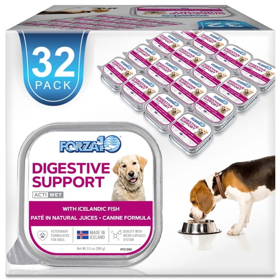 Intestinal Wet Dog Food for Sensitive Stomachs & Digestive Support, Fish Flavor, 3.5 oz, 32 Pack