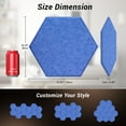 thumbnail image 6 of 12 Pack Hexagon Acoustic Panels, TONOR 12"x 10"x 0.4" High Density Sound Proof Wall Panels, Noise Da, 6 of 8