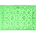 thumbnail image 1 of Ahgly Company Indoor Rectangle Persian Emerald Green Traditional Area Rugs, 4' x 6', 1 of 4