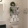 thumbnail image 3 of Juego de 6 estantes flotantes WOPITUES, blancos, para decoración de pared, 3 of 7