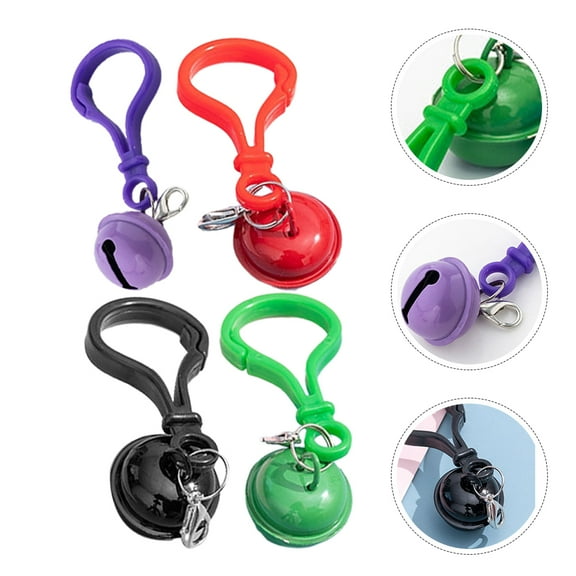 Raindrops  20 Pcs Key Chain Pendant DIY Hanging Ring Bells Keychains Christmas Decorations Man
